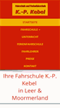 Mobile Screenshot of fahrschule-kebel.de
